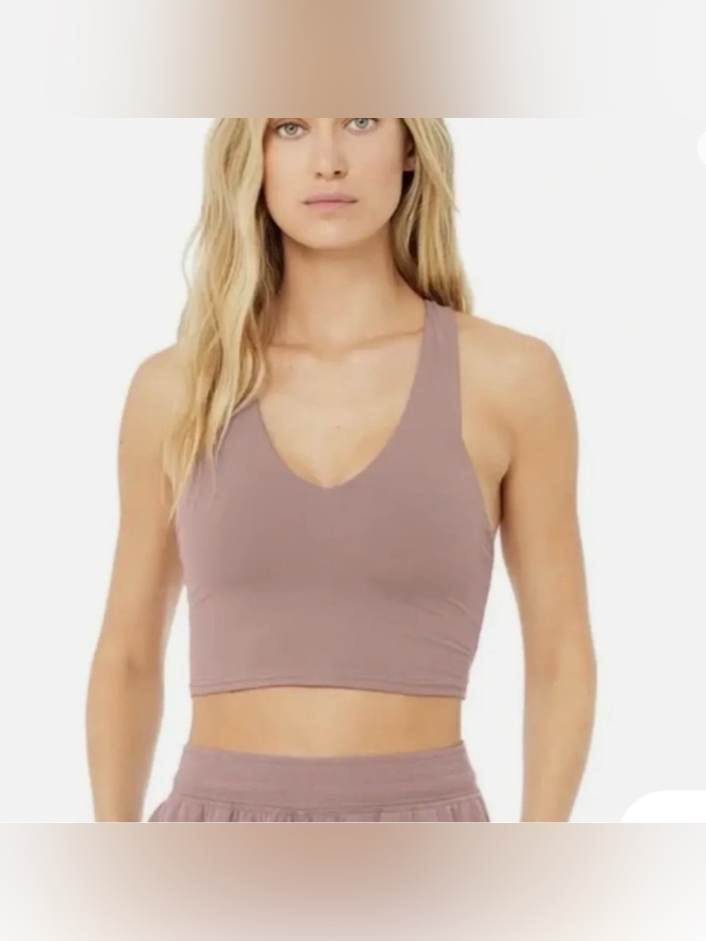 Alo Yoga Airbrush Real Bra Tank Woodrose